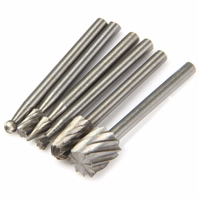 

WLXY 6PCS Tungsten Steel Alloy Rotary File Set Woodwork Cutter