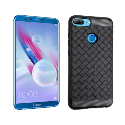 

Goowiiz Luxury Phone Case For Huawei Honor 9 Lite Ultra Thin Ventilation Grid Weave Soft Anti fall Full Protective