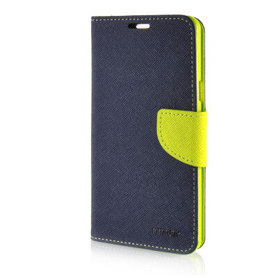 

MOONCASE Cross pattern Leather Side Flip Wallet Card Slot Pouch Stand Shell Back Case Cover for Samsung Galaxy A7 Sapphire