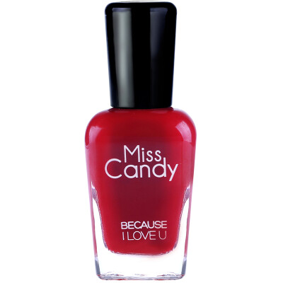 

Miss Candy Healthy Fingers Nail Polish Strippable Paint Light Nail Polish Smile Reddish Red MC39