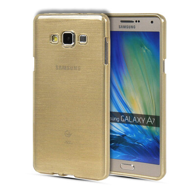 

MOONCASE Мягкие гибкие силиконовый гель ТПУ Тонкий Оболочка обложка чехол для Samsung Galaxy A7 желтый