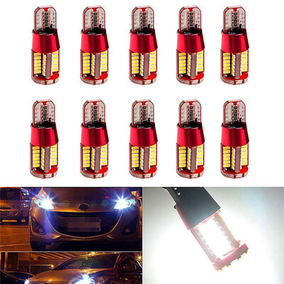 

10PCS width lamp light bulb license plate light highlight white