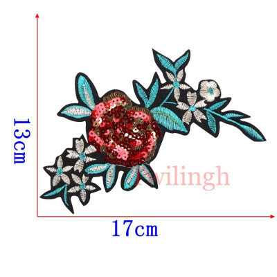 

1 Pcs Clothes Patches Iron On Sequined Patch Bow Flower Love Star Applique DIY Sewing Fabric Repair Clothing Patches Stickers