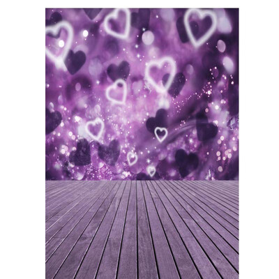 

Purple Heart Photo Backdrop 57FT Vinyl Fabric Cloth Digital Printing Photo Background s-1096