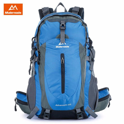 

Maleroads 50L Outdoor Sports Backpack Hiking Camping Water Resistant Nylon Travel Luggage Bike Rucksack Bag