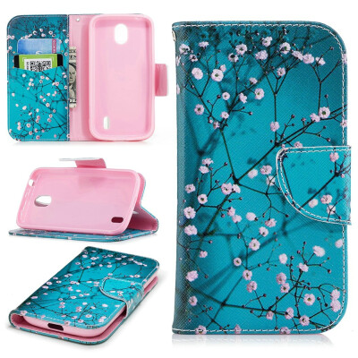 

BEFOSPEY Painting PU LeatherSoft TPU Card Slot Stand Wallet Case For Nokia 145"2018