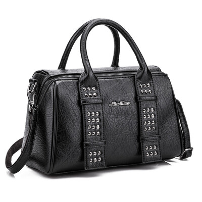 

Women fashion leather handbag pillow bag rivet bags handbags women famous brands large capacity shoulder bag tote bags
