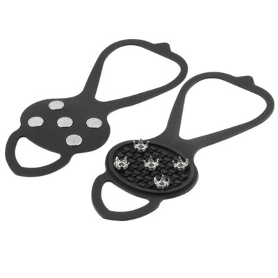 

Ice Snow Ghat Non-Slip Spikes Shoes Boots Grippers Crampon Walk Cleats New
