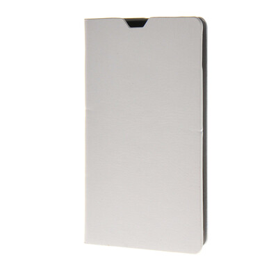 

MOONCASE Leather Side Flip Wallet Card Holder Stand Shell Pouch ЧЕХОЛ ДЛЯ LG Joy H220 White