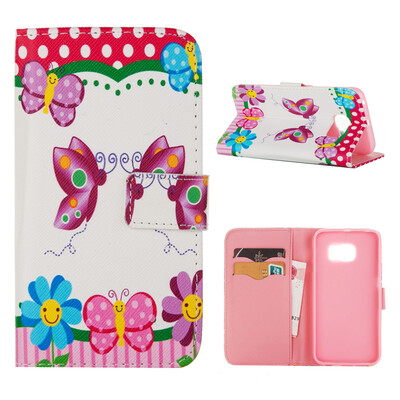 

MOONCASE ЧЕХОЛ ДЛЯ Samsung Galaxy S6 Edge Flip PU Leather Fold Wallet Card Slot Kickstand Back [Pattern series] /a14