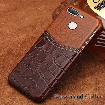 

Genuine Leather Phone Case For Gionee S10 Case Crocodile Texture&Oil wax leather Back Cover For M6 Plus Case