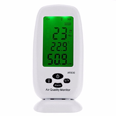 

AR830 Digital PM25 Detector Air Quality Monitor Temperature Humidity Measurement Thermometer Hygrometer AC100-240V