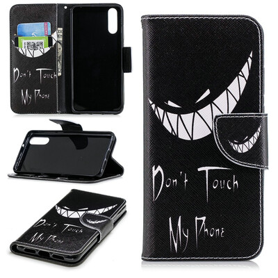 

BEFOSPEY Painting PU LeatherSoft TPU Card Slot Stand Wallet Case For Huawei P2058"
