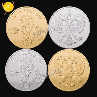 

Football World Cup Coins Football Commemorative Coins Football Fans Collect Coins
