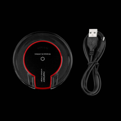 

Mini Fantasy Transparent Disk Qi Wireless Charging Pad Plate For Samsung S6