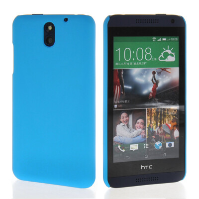 

MOONCASE Hard Rubberized Rubber Coating Devise Back чехол для Htc Desire 610 Blue