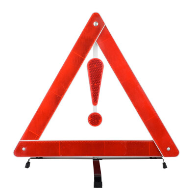 

ANMA Car Triangle Warning Signage Triangle Car Tripod Warning Plate Tripod AM1102 Exclamation Mark