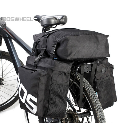 

Roswheel 37L Durable Water Resistant 3 in 1 Bicycle Rear Pannier Bag