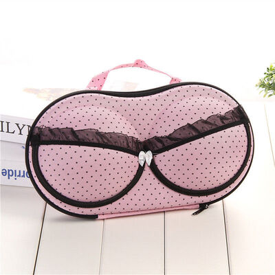 

Portable Container Underwear Case Travel Storage Bag Box Protect Bra Organizer