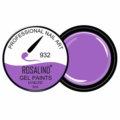 

ROSALIND Gel Varnish 5ml 61Pure Colors UV Gel Manicure DIY Nail Art Gel Polish Design Nail Painting Color gel lacquer881-942