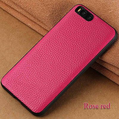 

Genuine Leather Phone Case For Xiaomi 6 Case Litchi Texture Back Cover For Redmi 4 4A 5 5A Plus Case