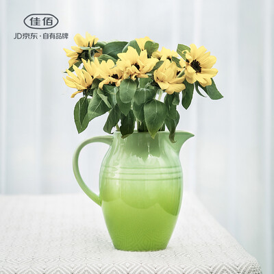 

Jiayi American gradient color small vase home decoration living room vase vase ceramic dried flower vase small fresh office decoration