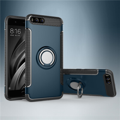 

Xiaomi mi 5X6 Armor Car Magnetic Suction Ring Bracket Silicon TPU Hard PC Phone Case