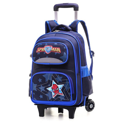 

Cartoon Children 26 Wheeled bags Alleviate Burden Backpacks Drag package waterproof Removable travel Trolley School Bag Luggage