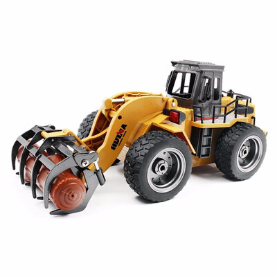 

HUINA TOYS 1590 118 24GHz 6CH RC Alloy Timber Grab Truck RTR Grasper Opening Closing Movable Arm Mechanical Sound