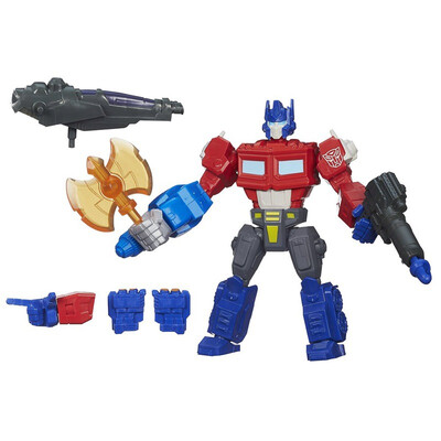

Hasbro) Transformers Variety Hero Series Toy 6-inch upgrade version of the combatants Optimus Prime (blue and red ash) A8396