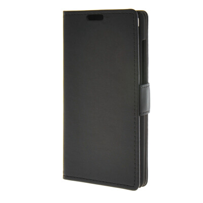 

MOONCASE Vivid colors Leather Wallet Card Slot Bracket Back Case Cover for Huawei Honor 4C Black