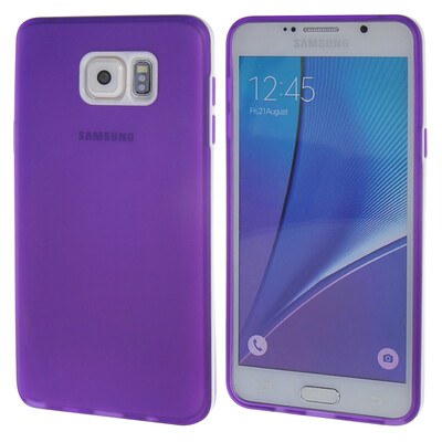 

MOONCASE Samsung Galaxy Note 5 ЧЕХОЛ ДЛЯ Flexible Soft Silicone Gel TPU Skin Protective Purple