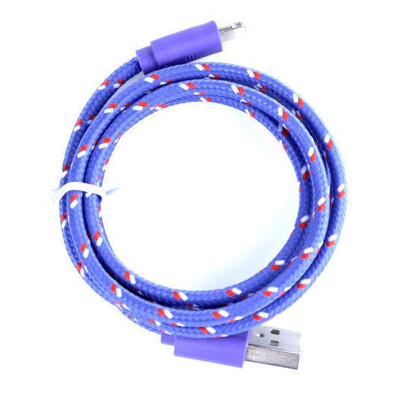 

Colorful 3Ft 6Ft 10Ft Hemp Rope Braided USB Cable Data Sync Charger Cord For iPhone 5 5C 5S 6 6S Plus