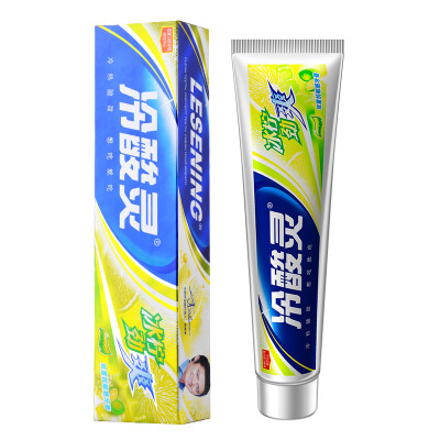 

Cold acid spirit double anti-sensitive toothpaste 170g ice lemon fresh lemon essence nourishing gingiva fresh breath active resistance new&old packaging random release