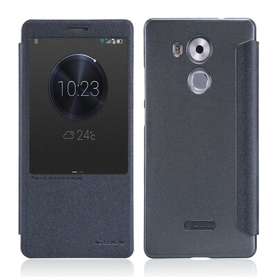 

MOONCASE окна дизайн жесткого Side Flip премиум - пу - кожа тонкий корпус для покрытия Huawei Ascend Mate 8