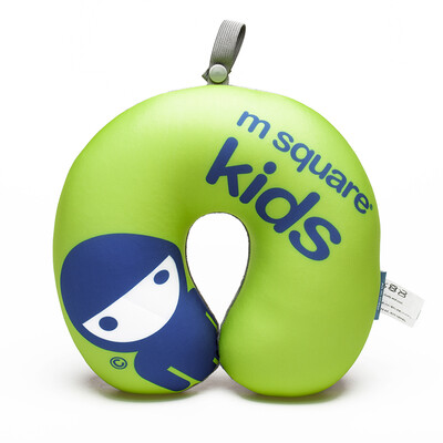 

M Square Child Neck Pillow U-Pillow Siesta Travel Pillow Outdoor Neck Pillow Car Pillow Travel Set Supplies Fluorescent Yellow