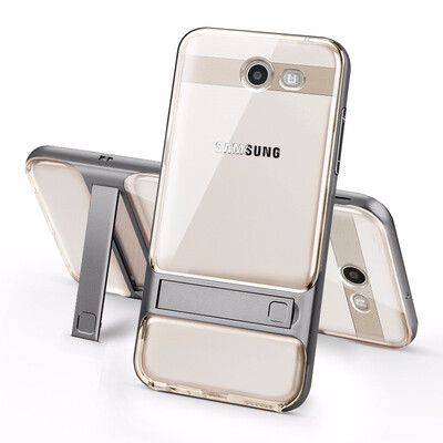 

Goowiiz Phone Case For Samsung Galaxy J2 PrimeJ5 PrimeJ7 PrimeON5ON7 2016 Fashion Slim Silicone TPU PC Hard Bracket