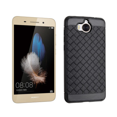 

Goowiiz Luxury Phone Case For Huawei Y3Y5Y7 2017 Ultra Thin Ventilation Grid Weave Soft Anti fall Full Protective