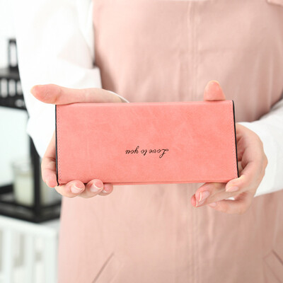 

New Womens Simple Long Section Thin Wallet Multi-card Bit Purse