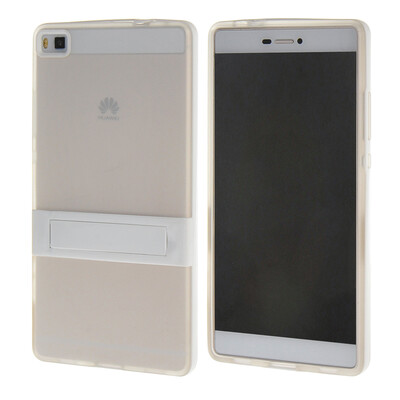 

Цвет MOONCASE Huawei P8 Дело Желе силиконовый гель ТПУ Тонкий с подставкой обложка чехол для Huawei Ascend P8 Очистить