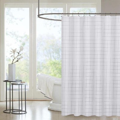 

Romacci Htovila 72 72 100 Polyester Decorative Privacy Protection Bathroom Curtain Waterproof Moldproof AntiBacterial
