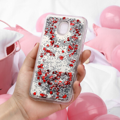 

Akabeila Cover for Samsung Galaxy J5 2017 EU Case Soft Mirror Dynamic Glitter Phone Protector Cover Shell J530F J530