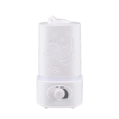 

ATWFS Aromatherapy Air Humidifier Fogger LED Night Light Carve Aroma Diffuser Mist Maker Diffuser for Home Office Oil Ultrasonic