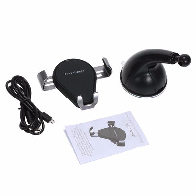 

Fast Wireless Car Charger Stand 10W Car Mount Air Vent Phone Holder Cradle for iPhone X88 PlusSamsung Galaxy S8S8S7S6 Edge