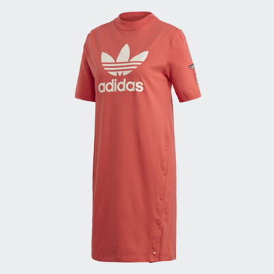 

Angelababy with the same paragraph Adidas ADIDAS clover 2018 autumn womens casual series TEE DRESS skirt DH4667 S