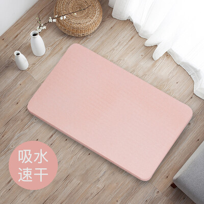 

Mercures natural diatomaceous earth bathroom absorbent mat 600390 light powder anti-slip mat door pad water-absorbing quick-drying bathroom mat