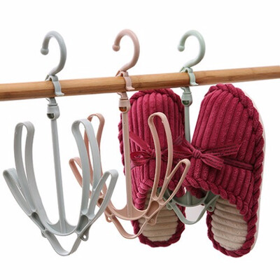 

2 Hooks Plastic Shoes Drying Rack PinkGreenBlue Shoes Hanging Storage Shelf Drying Rack Shoe Rack Stand Hanger Organizer
