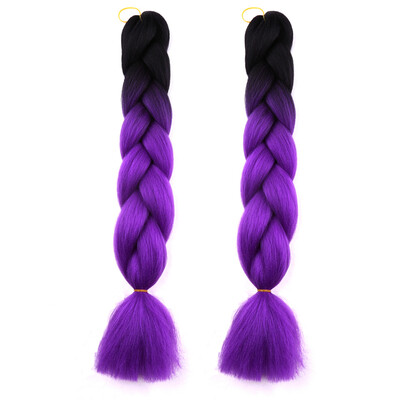 

2T 3T Jumbo Braids Hairstyles Hair For Russian Women Colors Synthetic Braiding Hair