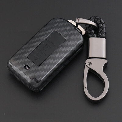 

Huashi Mitsubishi key bag Mitsubishi Outlander key bag for Jin Xuan ASX Pajero Jin Changyi God smart car key case all black models - A smart two keys