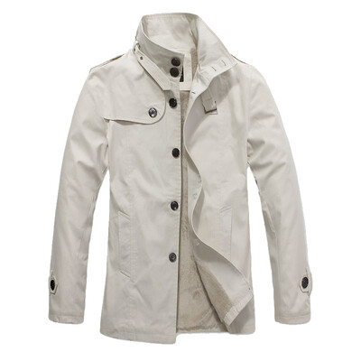 

Zogaa Men's Wind Coat Thick Short